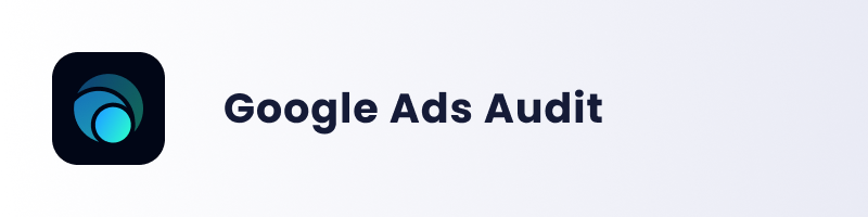 google ads audit cover