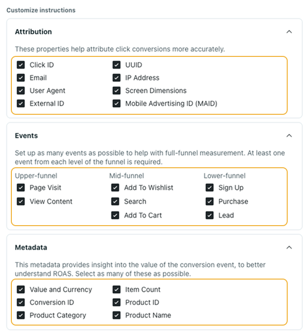 attribution options for Reddit pixel